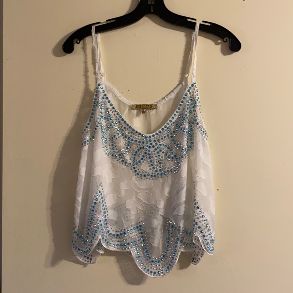 Sequined Crop Tank by Gold Label for WOW Couture